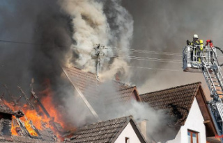 Baden-Württemberg: Firefighter injured in fire in...