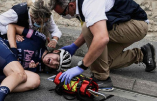 After an accident on a women's tour: a fracture...