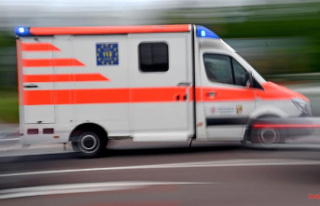Thuringia: Motorhome gets into oncoming traffic: Four...