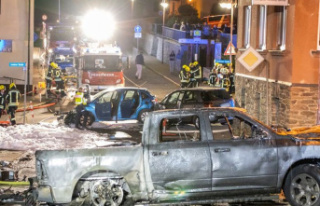 Saxony: car explodes after an accident in the Ore...