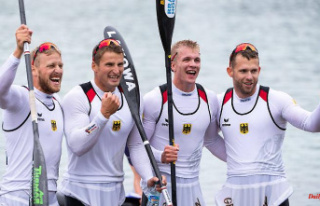 European title defended in Munich: Kayak foursome...