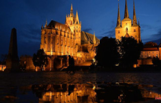 Thuringia: Erfurt maintains the lighting of the cathedral...
