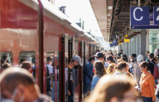 Public transport: Train: Significantly more passengers...