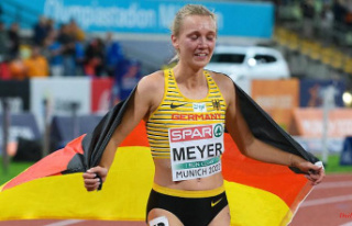 "Henning, this is for you": Lea Meyer cries...