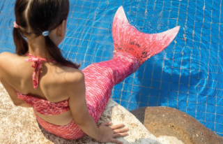 Bathing fun: Ariel for a day: That's why mermaid...
