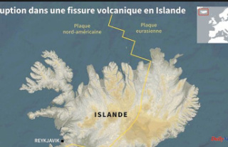Iceland: eruption in a volcanic fissure near Reykjavik