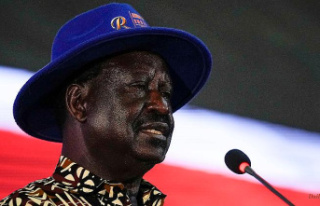 Close result is controversial: defeated Raila Odinga...