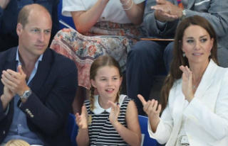 Princess Charlotte: She cheers on athletes at Commonwealth...