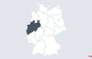 North Rhine-Westphalia: black and green provides information...