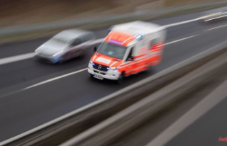Bavaria: rear-end collision with three trucks: driver...
