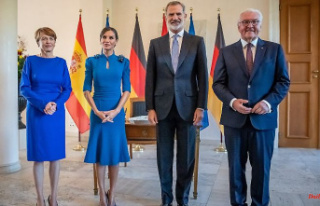 Royal couple on a state visit: Steinmeier receives...