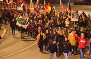 Thuringia: Around 20,500 people demonstrated in Thuringia...