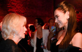 Camilla and Dua Lipa chatting: King's wife meets...