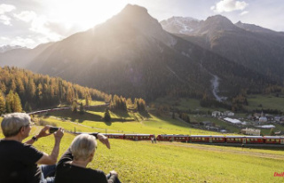 Longest narrow-gauge train in the world: Rhaetian...