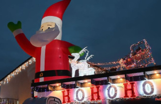 Bavaria: Christmas houses shine again: LED against...