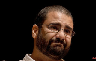 Birthday cake: Imprisoned human rights activist Abdel...