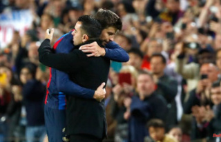 Victory in Piqué's last game: the tears of the...