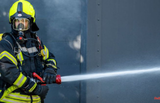 Baden-Württemberg: Two injured after a fire in an...