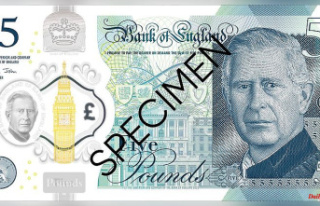 £5 to £50 notes: design for Charles III banknotes...