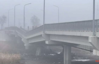 Important bridge in Ukraine: Explosion hits Russian...