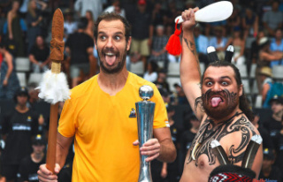 Richard Gasquet among the Maoris, this may be a detail...