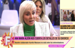 Television Fiesta's rebuke to Ana María Aldón...