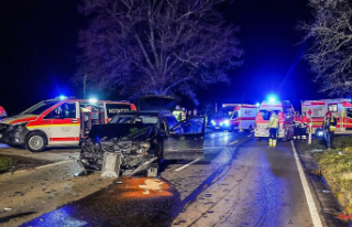 Baden-Württemberg: Five seriously injured in a rear-end...