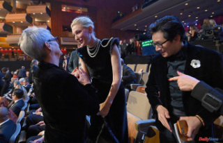Jamie Lee Curtis and Cate Blanchett haloed, this may...