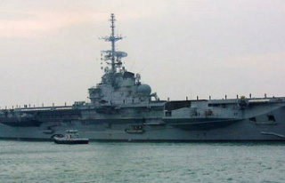 Brazil: the former French aircraft carrier "Foch"...