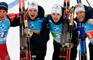 Biathlon: the French crowned world champions in the...