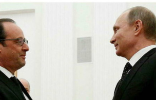 According to Hollande, exchanging with Putin, "it's...