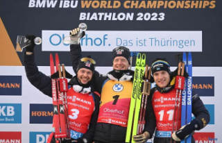 Biathlon: pursuit world champion, Johannes Boe continues...