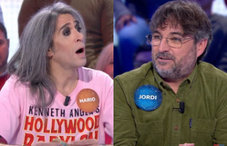 Television Jordi Évole asks Mario Vaquerizo in Pasapalabra...