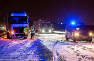 Saxony: Winter comeback: Snow fell everywhere in the...