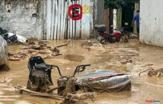 In southern Brazil, at least nineteen dead in floods...