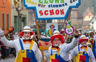 Thuringia: "Woisinge ahoi": carnival parade...