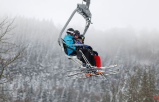 North Rhine-Westphalia: fresh snow offers skiing fun:...