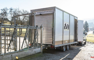 Baden-Württemberg: Mobile slaughterhouses are a small...