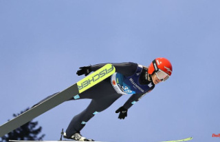 Althaus historically and with dance: ski jumpers fly...