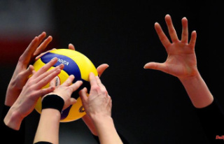 Saxony: Dresden volleyball players celebrate clear...