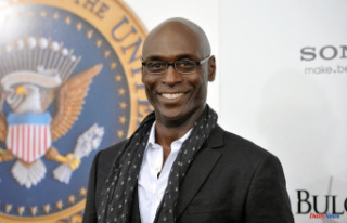 American actor Lance Reddick, famous for his role...