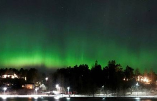 The Swedish sky covered with artificial halos to unravel...
