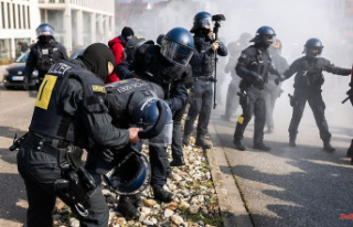 Baden-Württemberg: clashes and injuries in protest...