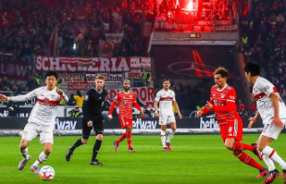 Away win in Stuttgart: FC Bayern rumbles back to first...