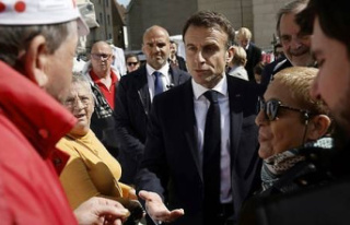 Macron on a market in Dole to hear the "angers"