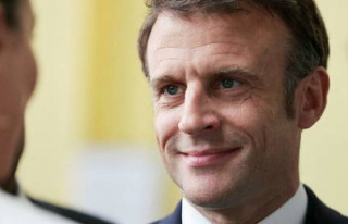 Six years after his first term, Macron thanks his...