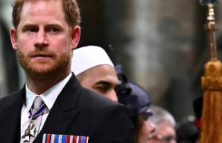 Prince Harry, discreetly at Westminster Abbey