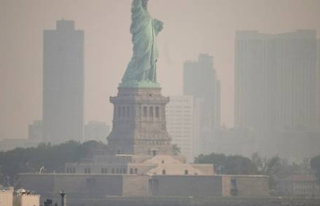 Fog and unbreathable air in New York due to fires...