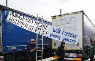 Eastern truckers on strike for ten weeks in Germany