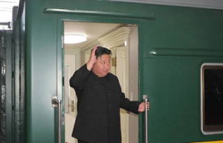 Kim Jong Un leaves Pyongyang by train for Russia